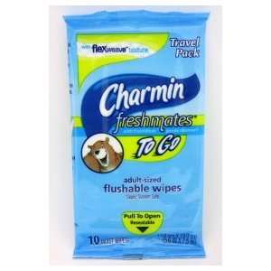  Charmin To Go Freshmates Cloths   10 Each (case of 24 