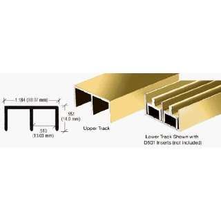  CRL Brite Gold Anodized Standard Aluminum Upper or Lower Channel 