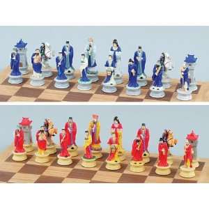  Fame Oriental Color 3.25 Chessmen Toys & Games