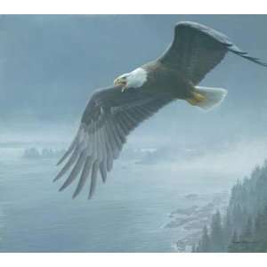   Robert Bateman   On The Wing Bald Eagle Canvas Giclee