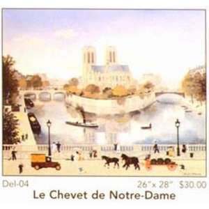  Chevet De Notre Dame    Print