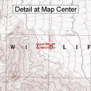 USGS Topographic Quadrangle Map   Desert Hills SW, Nevada (Folded 