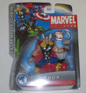   IN PACKAGE Marvel Universe THOR EXTREME Figural Key Chain Figure TOY