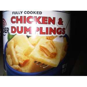 Crider Fully Cooked Chicken and Dumplings 24 Ounce Can Pack of 6 