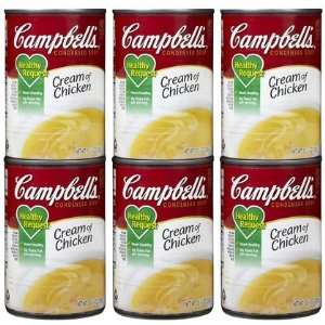 Campbells Cream of Chicken, 98% Fat Free, 10.75 oz, 6 ct (Quantity of 