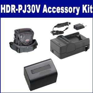 Sony HDR PJ30V Camcorder Accessory Kit includes SDM 109 Charger, ST80 