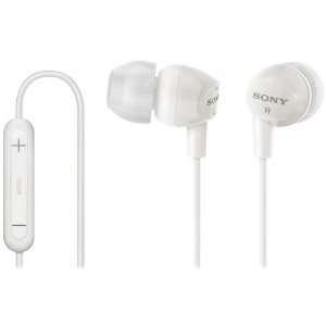  New  SONY DREX12IP/WHI EX EARBUDS WITH IPOD® REMOTE 