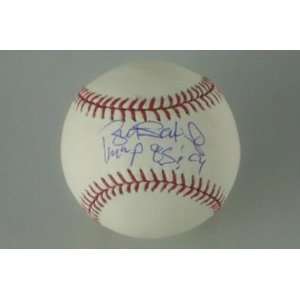 Autographed Bret Saberhagen Baseball   Ws Mvp + Cy Oml Psa  