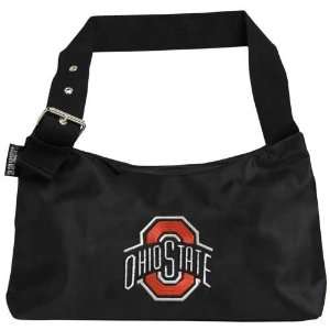  Ohio State Buckeyes Black Fiber Optic Shoulder Bag