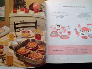 1959 GENERAL FOODS COOKBOOK W/ HANDWRITTEN RECIPES   VTG MID CENTURY 