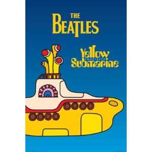  BEATLES Yellow Submarine Songtrack Poster (Double Sided 