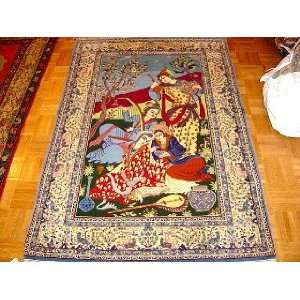  3x5 Hand Knotted Isfahan/Esfahan Persian Rug   36x53 