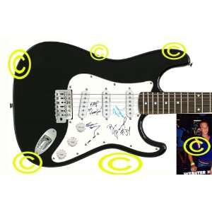 Guster Autographed Signed Keep on Chooglin Guitar & Proof  