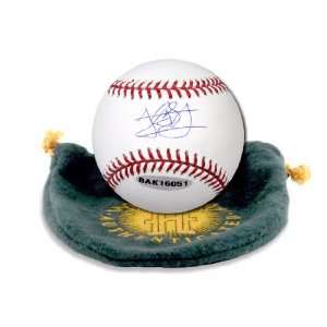  Jordan Schafer Autographed Baseball (UDA) Sports 