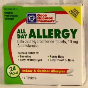  Good Neighbor Pharmacy All Day Allergy (10mg, 14 Tablets 