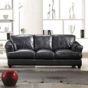  ESP Riotinto Leather Sofa in Black