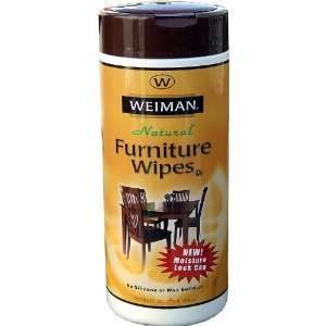  WEIMAN Natural FURNITURE Cleaning Wipes 60 Count (30 Count 