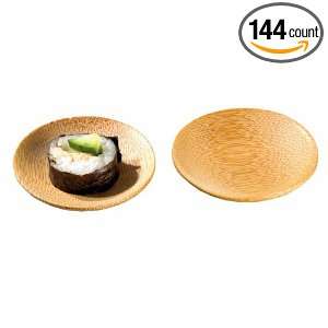Packnwood Ping Bamboo Mini Round Dish   2.3 Length (6 Packs of 24 