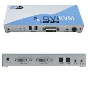  2x1 DVI KVM Switcher