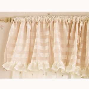  Straight Valance   Pink Pearl   Sheer By N Selby D Baby