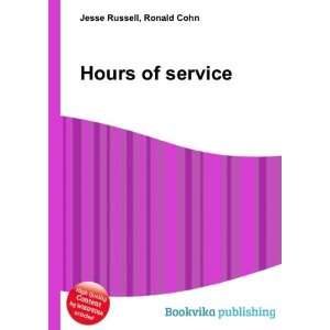  Hours of service Ronald Cohn Jesse Russell Books