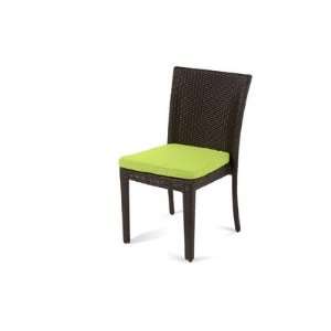  Senna Dining Chair Fabric Macaw Green, Color Expresso 