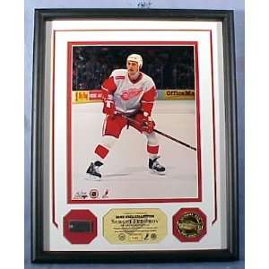 Detroit Red Wings Sergi Federov Game Used Stick Photomint  