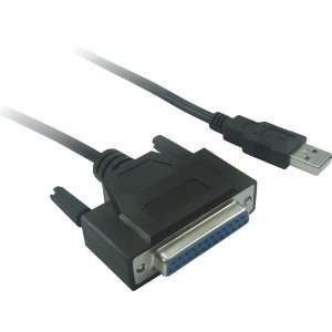  USB to DB25 Parallel Printer Cable Electronics
