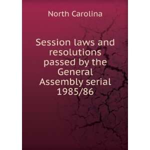  Session laws and resolutions passed by the General 