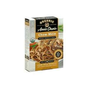  Annie Chuns Organic Noodles & Sauce, Chow Mein, 7.8 oz 