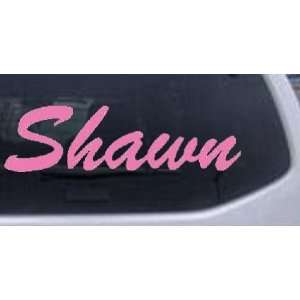 Shawn Names Car Window Wall Laptop Decal Sticker    Pink 