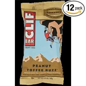 Cliff Bar Clif Bar, Og, Pnt Toffe Buz, 2.40 Ounce (Pack of 12)  