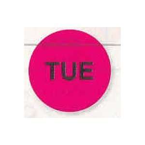  BOXDL6512   2 Pink   TUE Days of the Week Labels
