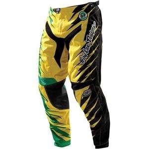  Troy Lee Designs GP Shocker Pants   36/Green/Yellow 