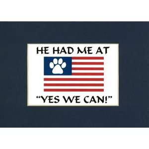  Yes We Can Obama Saying Wall Sign Political Home Decor 