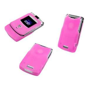   Cellet Motorola RAZR V3 & V3c Hot Pink Silicone Case 