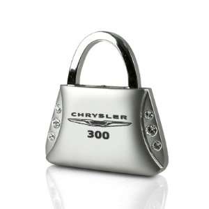 com Chrysler 300 Clear Crystals Purse Shape Auto Key Chain, Official 