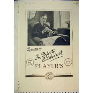  1925 Advert PlayerS Navy Cigarettes Virginia Tobacco 