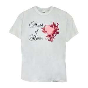    Maid of Honor Wedding T shirt (Small Size) 