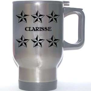  Personal Name Gift   CLARISSE Stainless Steel Mug (black 