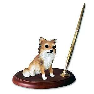  Chihuahua Pen Holder (Long Haired)