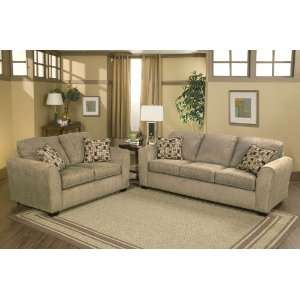   Traditional Modern Fabric Sleeper Sofa Set, CO EDG S2