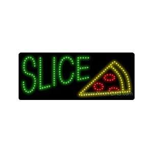  Slice of Pizza Outdoor LED Sign 13 x 32