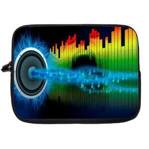  Rainbow Speaker Waves Laptop Sleeve   Note Book sleeve 