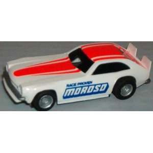    Tyco   Pinto Funny Car Moroso (wh/or) (Slot Cars) Toys & Games