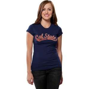  Cal State Fullerton Titans Womens Distressed Tail Sweep Short 