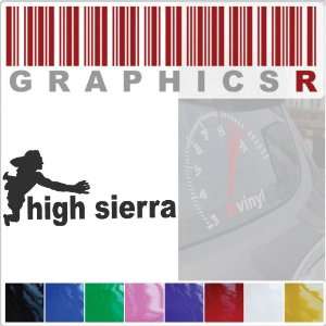  Sticker Decal Graphic   Rock Climber High Sierra Guide 