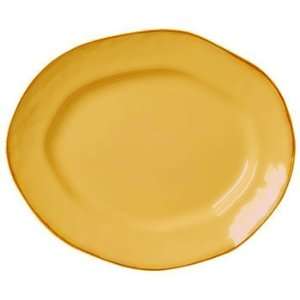 Skyros Designs Cantaria Large Oval Platter   Golden Honey  