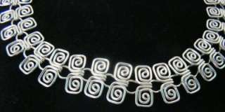    STERLING SILVER 44.7g SIGNED CII MEXICO 925 FASHION NECKLACE  