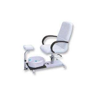   Pedicure chair White or Black w / bowl by Discount Spa Equipment